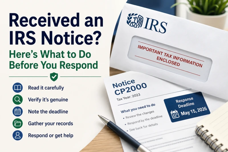 IRS notice step-by-step response guid